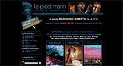 Desktop Screenshot of lepiedmarin.fr